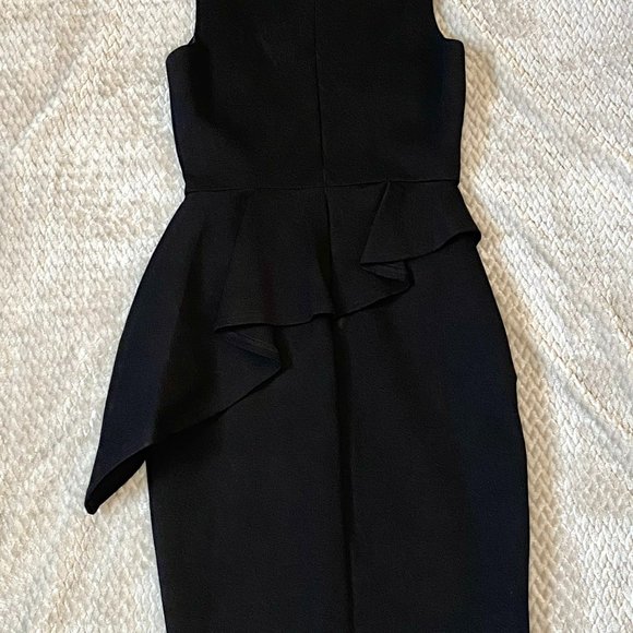 Lulu's Here and Vow Black Sleeveless Ruffled Bodycon Dress - Picture 5 of 7
